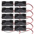 thumbnail image 1 of 10pcs 2x 3x AAA Battery Holder Battery Power Case Plastic Box with Wire Lead2x AAA, 1 of 9