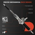 thumbnail image 3 of A-Premium Power Steering Rack and Pinion Assembly Compatible with Chrysler Aspen 2007-2009 Dodge Durango 2004-2009 with Hydraulic Power, 3 of 9