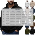 thumbnail image 3 of Fnooota Mens Zip up Hoodies, Casual Fleece-lined Lightweight Long Sleeve Fall Outerwear with Pockets Beige Size XL, 3 of 8