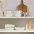 thumbnail image 4 of Kook Ceramic Soup Bowls with Handles, 26.5 oz, Set of 4, Cream/Copper, Narbonne Collection, 4 of 4