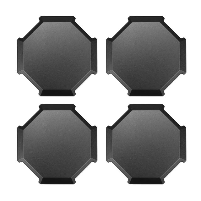 4 piezas de cubierta de de centro de rueda de neumático negro, a prueba de polvo, compatible con 1000 2017-2021, shamjiam Tapas de cubo de rueda de neumático