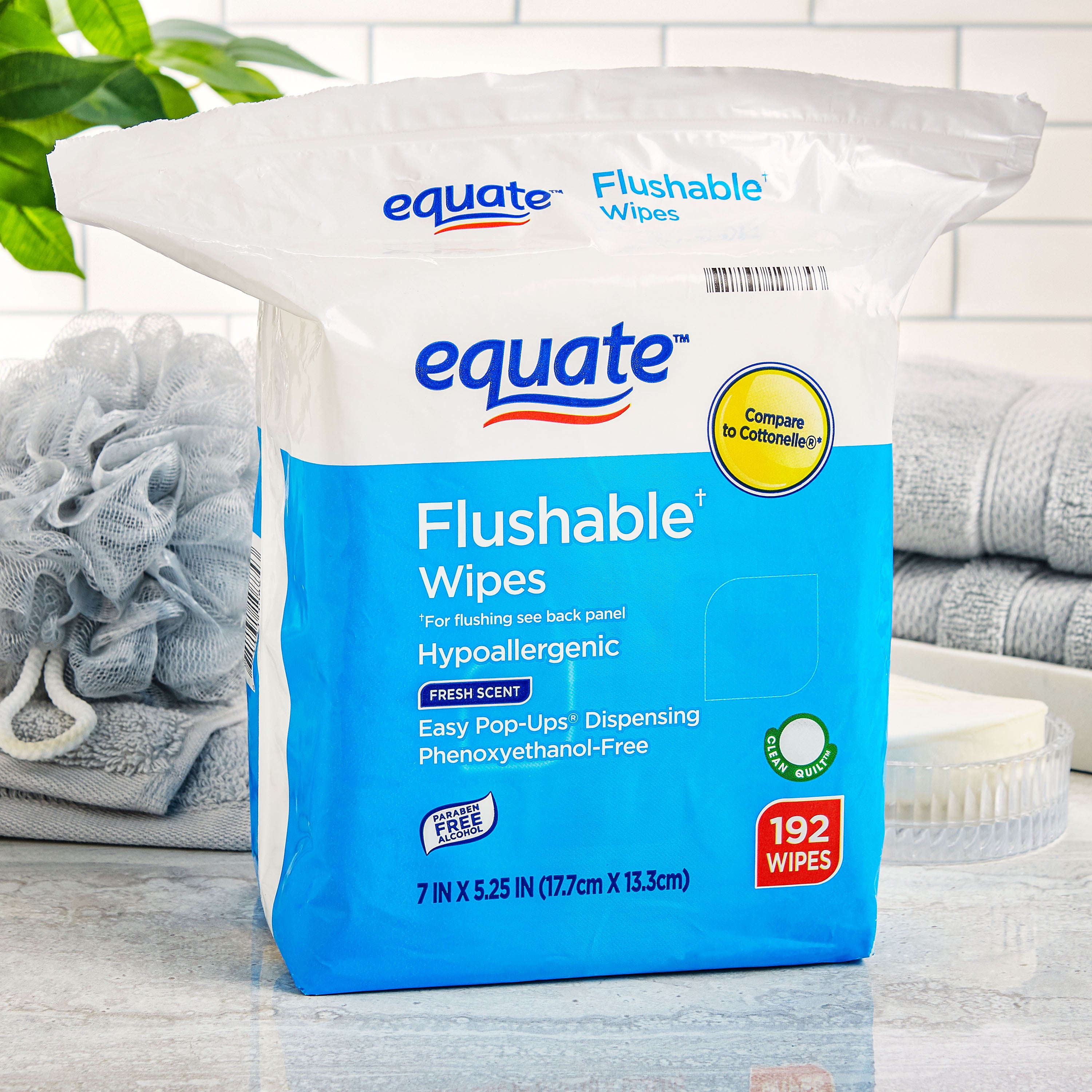 Equate Flushable Wipes Travel Packs, 90 Count Walmart Inventory Checker BrickSeek