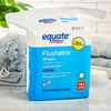 Equate Fresh Scent Flushable Wipes, 18 count, 5 pack