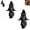 2set, variant on Lady Reaper-Ethereal Hooded Figure Sculpture,Gothic Ethereal Sitting Statue (A)
