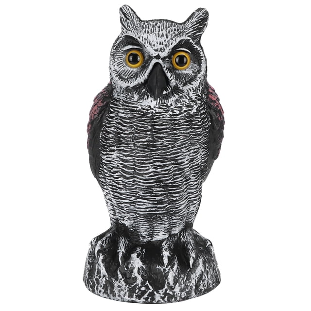 Búho falso NikouMX estatua de Búho de simulación falsa decoración de jardines