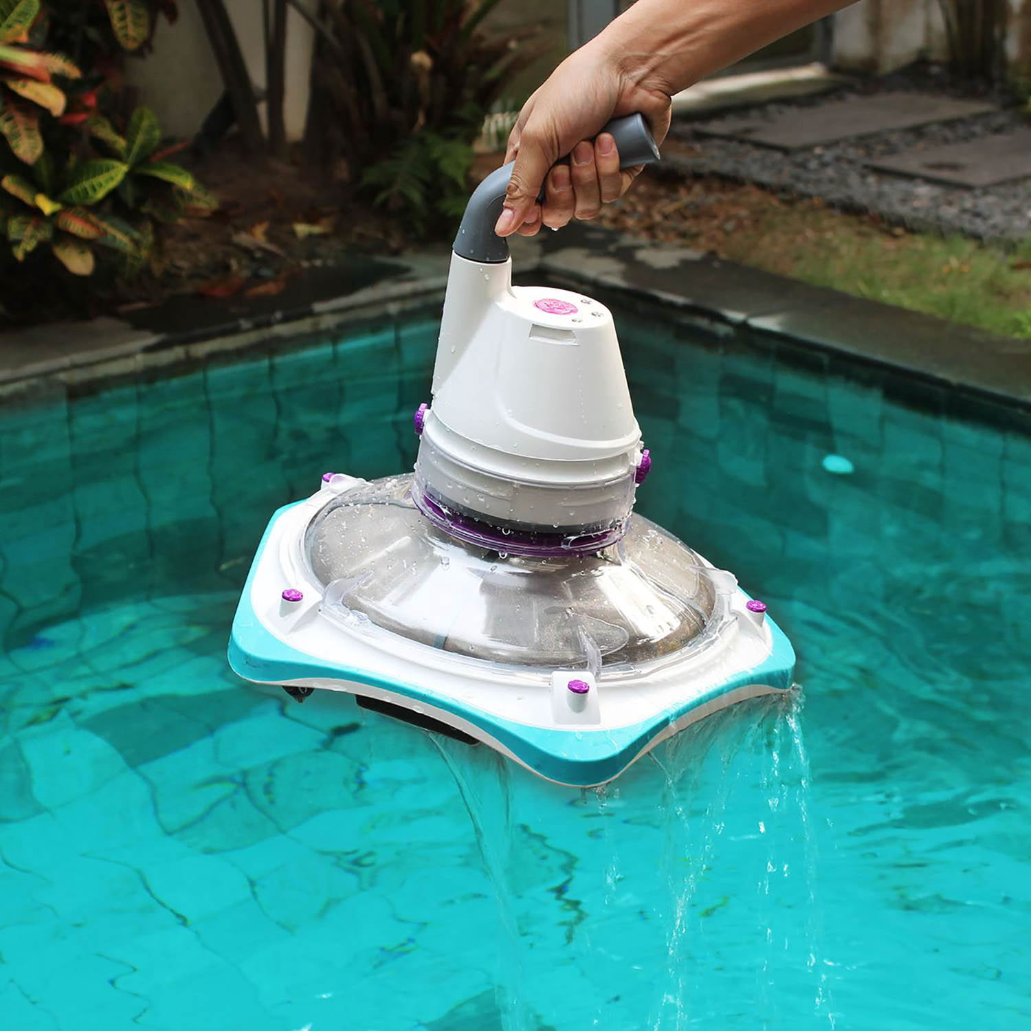 Kokido Telsa 80 Handheld Underwater Pool Vacuum with Rechargeable Battery