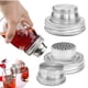 thumbnail image 3 of Inteprter 2/3 Tapas inoxidables para tarros Mason. Resistentes, con boquilla ancha para verter, cierre hermético y fácil limpieza. Aptas para Cocina y Comedor Juego de 3 piezas, 3 of 6