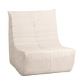 thumbnail image 4 of Deko Living 5 Piece Beige Outdoor Compressed Foam Loveseat Sofa Chairs and Table Set, 4 of 9