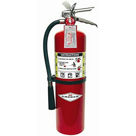 (Lot of 1) Amerex 10 Lb. Type ABC Dry Chemical Fire Extinguishers, with  Certified Tag, Ready For Fire Inspections/Wall Mounts