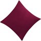 thumbnail image 4 of Funda de almohada cuadrada de terciopelo con forma de almohada, funda de almohada decorativa para sofá de color sólido, rojo vino kenally HA003042-05, 4 of 6