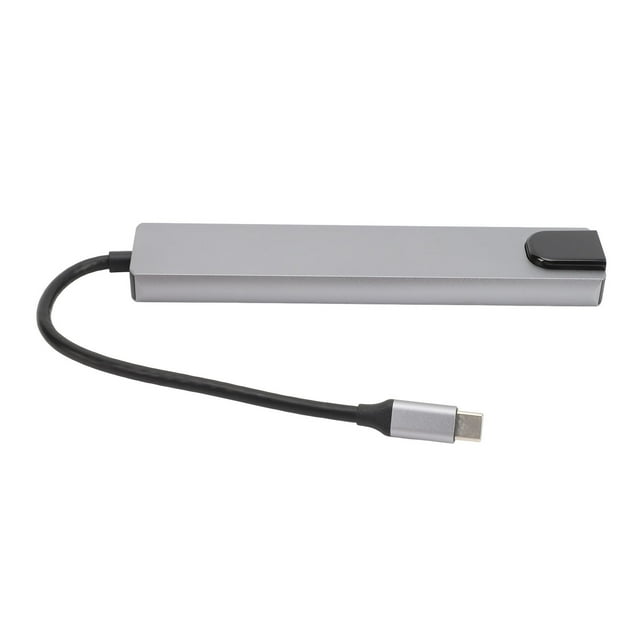 Type C Hub, 8 in 1 Type C Docking Station Plug and Play 4K HD Multimedia Interface USB 3.0 for Laptop