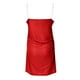 thumbnail image 2 of Gibobby Vestidos para mujer casuales Mini vestido ajustado elegante para mujer, vestido sin mangas con cuello en V de Color sólido, vestido ajustado informal(RD1,CH), 2 of 4