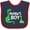 Navy and Red, variant on Inktastic Papaw's Boy Grandson Boys Baby Bib