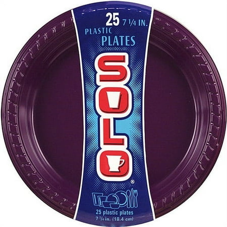 Solo 7 Inch Plate Purple