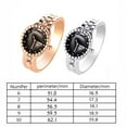 Blekii Clearance! Creative Watch Shape Ring for Women Men Finger Watch