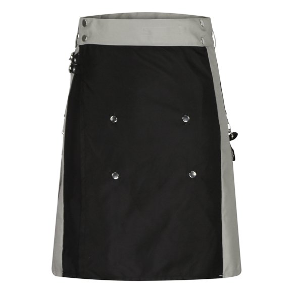 Wolfast Mens Shorts Men Casual Solid Patchwork Snap Fastener Have Pockets Pleated Skirt Short Skirt Mens Shorts
