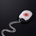 thumbnail image 4 of Nueva pulsera de identidad de acero inoxidable, colgante, collar, joyería, 4 of 7