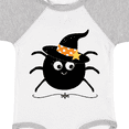 thumbnail image 4 of Inktastic Halloween Witch Spider Girls Baby Bodysuit, 4 of 5