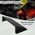 thumbnail image 4 of PACK of 8 Solid Metal Deflector 4"x10" Unbreakable Cast Aluminum | Air & Heat Diverter, 4 of 11