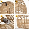 thumbnail image 4 of Arturesthome Rattan Pendant Lamp Retro Hanging Lights Rope Lampshade, 4 of 16