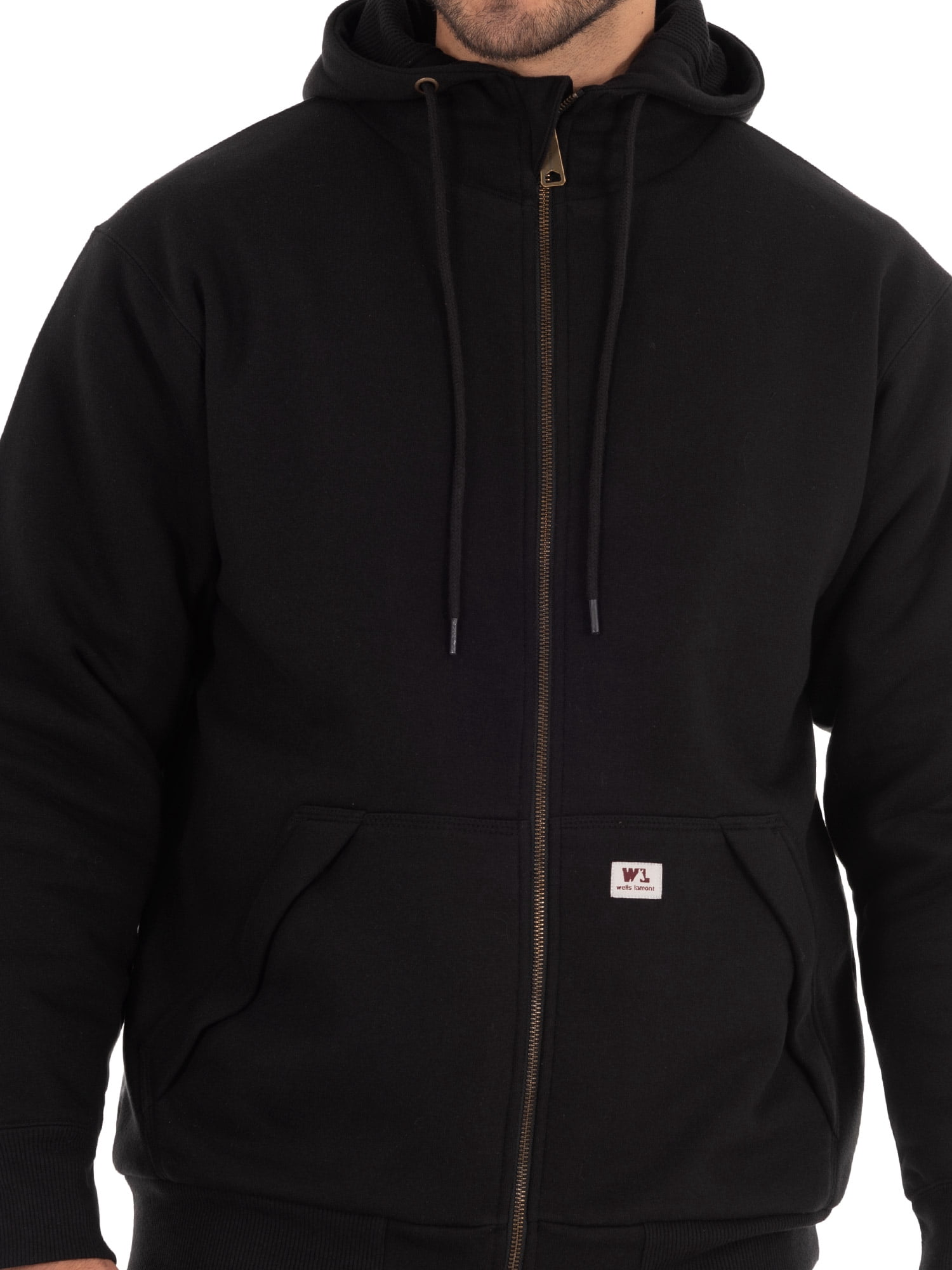 Wells Lamont Men's Heavy Weight Work Fleece Thermal Lined Water Repellant Hoodie, M-3XL