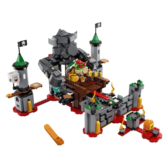 LEGO Super Mario Bowserâs Castle Boss Battle Expansion Set 71369 Building Kit; Collectible Toy for Kids to Customize Their Super Mario Starter Course (71360) Playset, New 2020 (1,010 Pieces) LEGO -