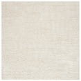 thumbnail image 2 of SAFAVIEH Venus Elijah Solid Plush Shag Area Rug, Ivory, 6'7" x 6'7" Square, 2 of 9