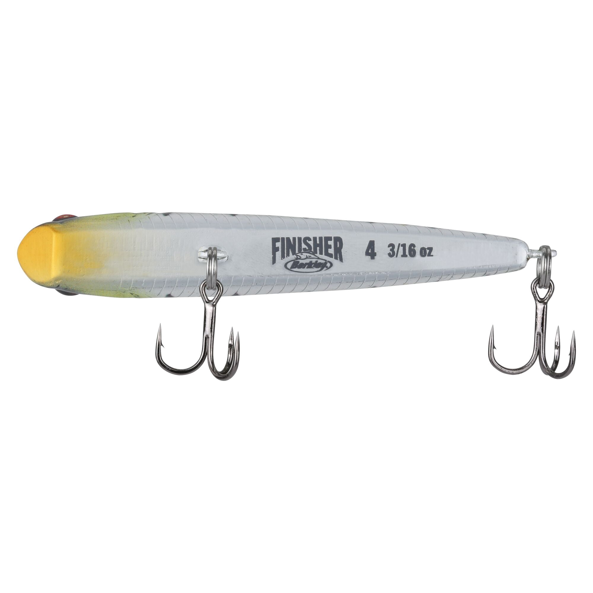Berkley Finisher, 1.75 in, Glide Baits, Chrome Perch (1 Count)