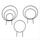 thumbnail image 1 of Juego de 3 Enrejados Redondos para Plantas de Interior para Trepar Plantas de Interior, Marcos de Metal para en Maceta, Soporte para Plantas en Macetas de Exterior, A, 1 of 5