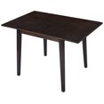 thumbnail image 3 of 29"- 45" Extendable Wood Dining Table with Rubberwood Legs for 4, Espresso(Only Table), 3 of 10