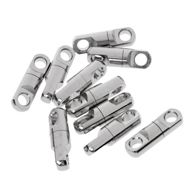 10 Pieces Heavy Duty Swivels, Ball Bearing Swivels, Cylindrical Swivels Connector 9mm