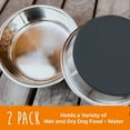 thumbnail image 3 of Mighty Paw Stainless Steel Dog Bowls Set - Non-Slip, No Spill, Dishwasher Safe - For Small, Medium, Large Dogs, 3 of 7