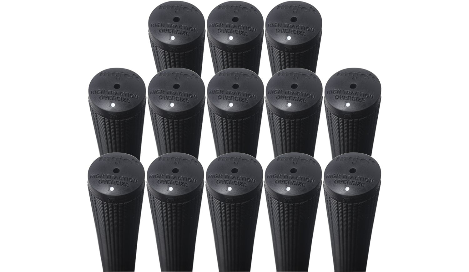 Majek High Traction Oversize Arthritic Golf Grips and Grip Kit + Utility Hook Blade (13 Grips, Grip Tape, clamp, Grip Removal Hook Blade, Instructions)