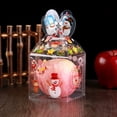 thumbnail image 2 of Visland 5Pcs Storage Box Xmas Style Reusable Waterproof Transparent Christmas Fruit Packaging Box for Party, 2 of 5