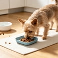 thumbnail image 4 of NWQKYZGH 1PCS Square Pet Food Plates Shallow Wide Design Easy To Clean Snack Feeding Bowl for Dry Food Wet Food Treats for Small Mediums and s -5.71x5.71in, 4 of 6