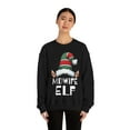 thumbnail image 3 of Midwife Elf Unisex Sweatshirt, S-2XL Christmas Nursing School Elves, 3 of 9