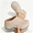 Khaki, variant on Women's Slip-On Platform Mule Clogs, Faux Suede Wedge Comfort Shoes, Casual Backless Loafers