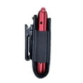 thumbnail image 3 of Open top Rugged leather case with Pinch clip that rotates compatible with Consumer Cellular Iris Flip Flip Phone, 3 of 4
