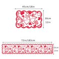 thumbnail image 3 of Lilixerw 13 x 72 inch Valentine's Day Decor Lace Table Runner with 4 Placemats,Romantic Decorations Kitchen Dining Table Decoration for Valentines Decoration, 3 of 6