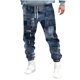 thumbnail image 1 of Pantalones deportivos de longitud completa para hombre, pantalones de ejercicio para correr ajustados, pantalones para correr con cordón, pantalones estampados, pantalones para hombre, 1 of 4
