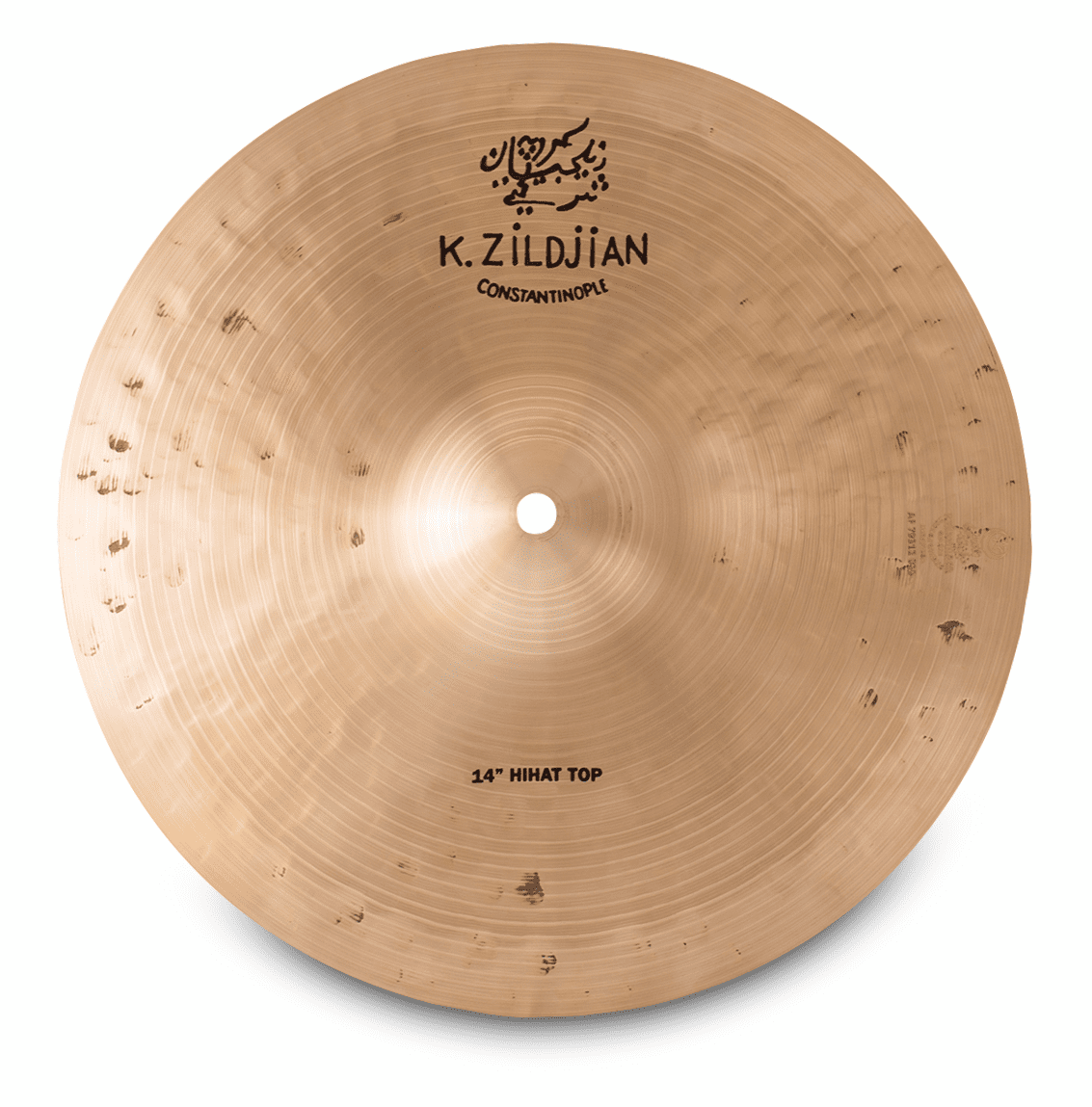 ZILDJIAN K1071 14" K CONSTANTINOPLE TOP HI HAT DRUMSET CAST BRONZE CYMBAL NEW