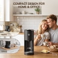 thumbnail image 3 of Sanerto Single Serve Coffee Maker Compatible with K Cup Capsules & Grounds,6-12oz Cup Size,1000W 120V, Black, 3 of 13