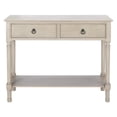 thumbnail image 2 of SAFAVIEH Haines 2-Drawer Console Table Greige, 2 of 10