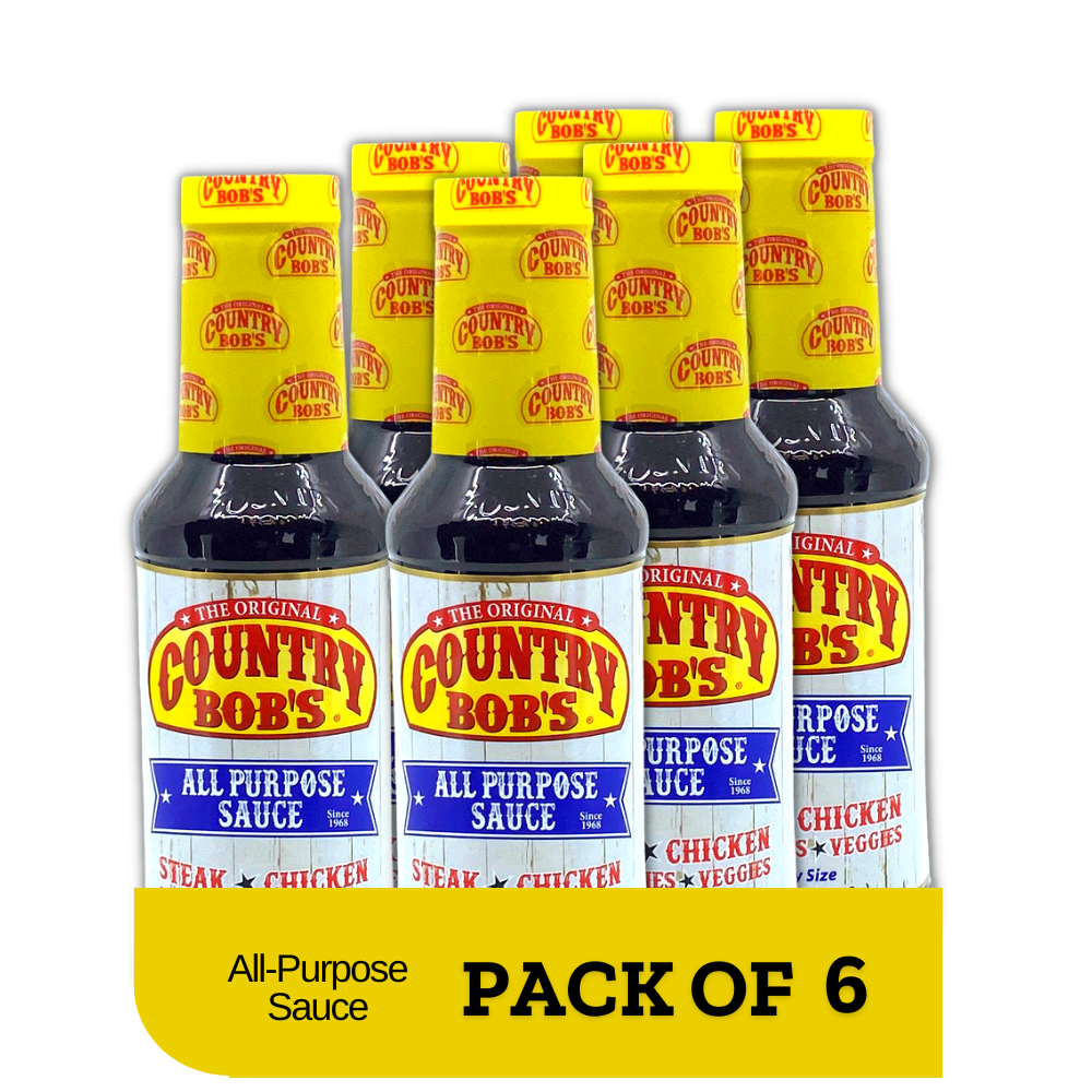 Country Bob's All Purpose Sauce Family Size All Natural Condiment