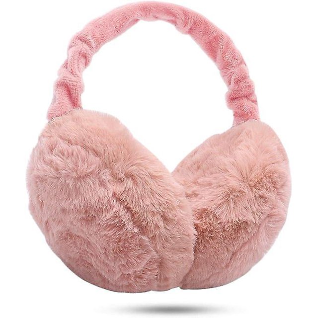 BR Orejeras de piel sintética para invierno, orejeras suaves y cálidas ajustables para hombres/mujeres, resistentes al viento y plegables, perfectas para Acción de Gracias