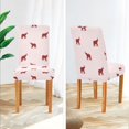 thumbnail image 3 of Yayeee 4 Pack Dining Chair Covers Stretch Parson Chairs Slipcovers Seat Protector, Abstract Elephant Pattern, 3 of 6