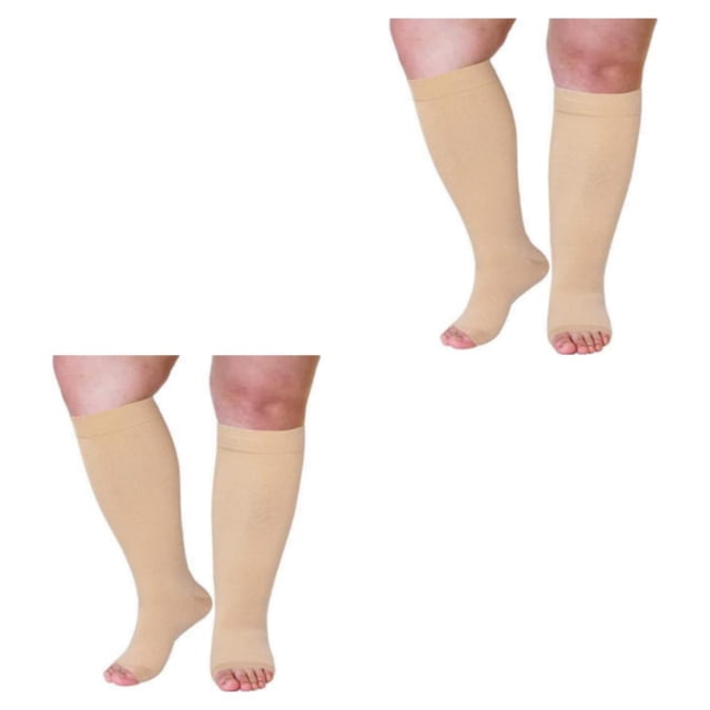 Calcetines de compresión Sonducket Color de piel negra multicolor S 2Conjunto