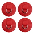 thumbnail image 2 of Parche De Almohadilla De Anillo En D de 2x4 Piezas Sunnimix para bote inflable balsa kayak rojo, 2 of 8