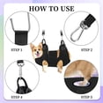 thumbnail image 4 of Hamaca para Peluquería de Mascotas PatiencET para Perros Pequeños (Negro S), 4 of 7