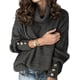 thumbnail image 2 of Suéteres de Punto Grueso Oversize para Mujer, con Cuello Alto, Larga y Corte Holgado, Ideales para el Invierno Negro S, 2 of 8